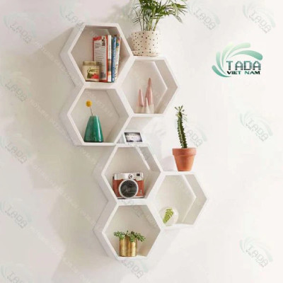 KỆ TREO TƯỜNG HÌNH TỔ ONG HC15