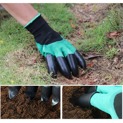 Găng tay  chuyên dụng làm vườn có móng vuốt , bới đất , chăm sóc cây , chống thấm nước , co giãn đàn hồi tốt siêu bền dễ vệ sinh 