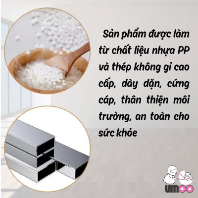 Cây phơi đồ thông minh đa năng CAO CẤP inox 3 tầng phù hợp treo đồ cho bé + tặng kèm 56 kẹp phơi đồ