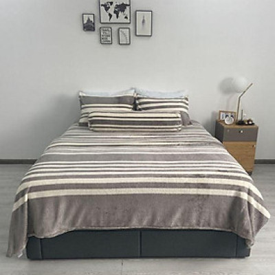 Chăn Nỉ Lông Thỏ NIN House 2 lớp Siêu Ấm 2mx2m2 dày dặn mẫu nhiều màu mới nhất, có thể làm vỏ mền, sợi microfiber, mịn màng fleece blanket rabbit fur