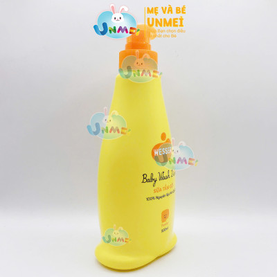 Combo 2 chai sữa tắm gội Wesser 500ml (Cam)