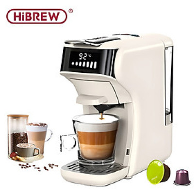 Máy pha cà phê 6 trong 1 Espresso, Viên Nén Nespresso, Nescafe Dolcegusto, Kcup, Túi ESE POD và Trà - Thương hiệu Mỹ cao cấp HiBREW H1B - Hàng Nhập Khẩu