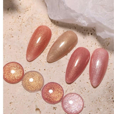 Set Sơn Thạch Nhũ Hồng MiLan 4 Màu Cao Cấp Làm Nail Đẹp, Chất Gel Mịn Dễ Kéo, Tặng Kèm Bảng Màu Gấu Làm Móng Siêu Đẹp Sơn Gel Nữ Women