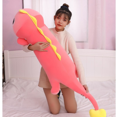 Gấu bông khủng long đuôi tim hàng cao cấp vải nhung co giãn 4 chiều