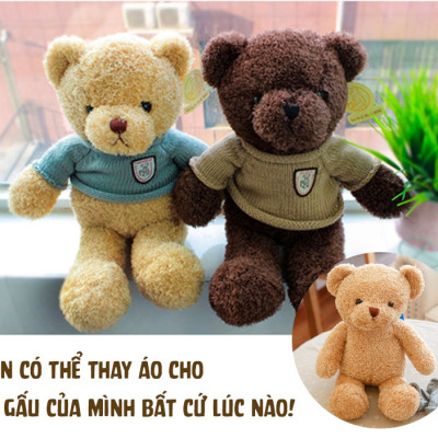 Gấu bông Teddy Head Tales cao cấp - Đồ chơi thú nhồi bông Teddy Head Tales, Chất liệu Bông gòn PP 3D tinh khiết mềm mịn, đàn hồi đa chiều, bền đẹp, an toàn cho người sử dụng