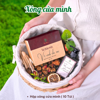 Bộ ở cữ siêu tiết kiệm Wonmom loại 2 ( Dưỡng da mặt - body - giảm eo - xông hơi - lợi sữa )