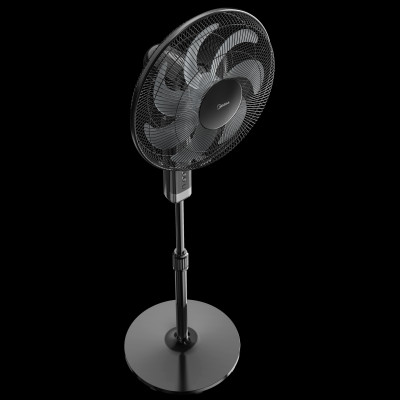 Quạt Đứng 7 Cánh Midea FS40-23MR (Hàng Chính Hãng, Công Suất 50W, Điều Khiển Từ Xa Chỉnh Gió 3 Tốc Độ, Có Chức Năng Hẹn Giờ)