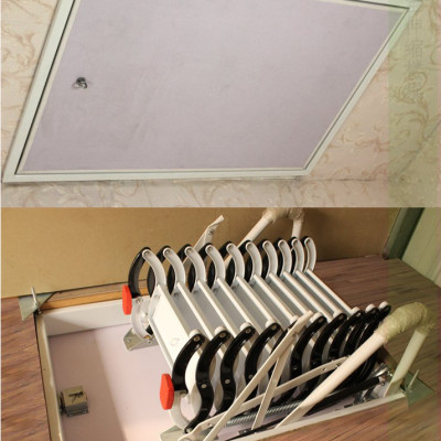 Thang gác mái ốp trần thông minh xếp gọn dễ dàng Chính hãng NIKITA 2024