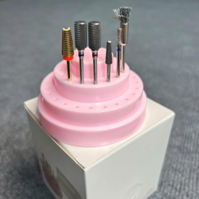 Combo 5 Đầu Mài Titan Đa Năng Mạ Vàng Tặng Chổi Vệ Sinh Đầu Mài phá gel Chuyên Dụng Làm Nail Cá Nhân Tại Nhà Và Tiệm Spa