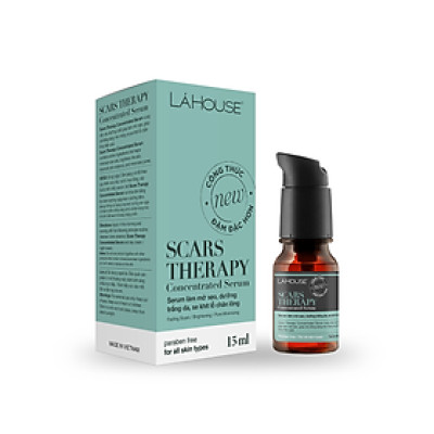 Serum giúp dưỡng trắng da, làm mờ sẹo và se khít lỗ chân lông Lá House Scars Therapy Concentrated 15ml/30ml
