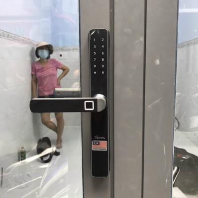 Khóa vân tay thông minh DEMAX SL103 cho cửa nhôm xingfa, sắt, inox