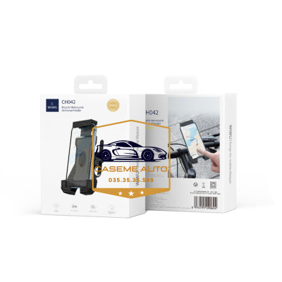 Giá Đỡ, Kẹp Điện Thoại Hiệu Wiwu CH042 Cho Xe Đạp - Cố Định Chắc Chắn, An Toàn, Tiện Dụng - Hàng Chính Hãng