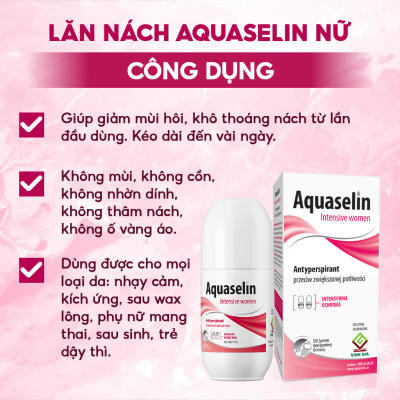 Lăn khử mùi dành cho nữ Aquaselin 50ml (loại mạnh)