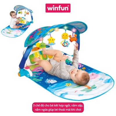 Thảm đàn piano đại dương đa năng Winfun 0860 - đồ chơi phát triển đa giác quan cho bé giai đoạn đầu đời