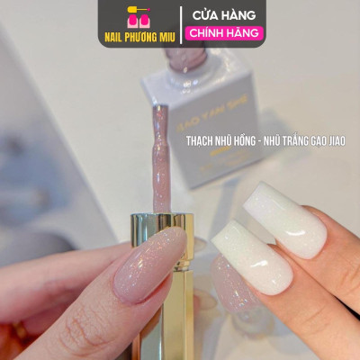 Sơn Gel Thạch Nhũ Jiao Yan She 15ml, Độ Bền Cao, Chất Gel Đặc Bóng, Mùi Nhẹ, Làm Nail Đẹp Mắt, Phong Cách Trẻ Trung Nữ