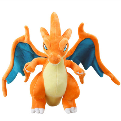 Gấu bông pokemon rồng lửa Charizard Lizadon siêu ngầu (40cm) khớp bẻ tạo kiểu hàng chính hãng pokemon full tem full tag