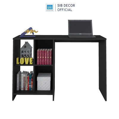 Bàn Làm Việc Phối Chân Bàn Kệ Sách Dài 110cm Thương Hiệu SIB Decor BLV129