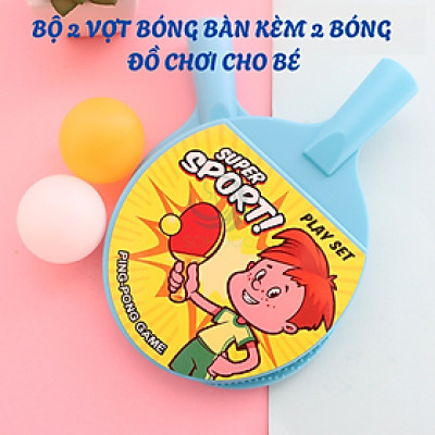Bộ Vợt Bóng Bàn Mini Cho Bé – Super Sport Năng Động Set Đồ Chơi Bóng Bàn Mini Nhiều Màu – Bé Chơi Mê Say Bộ Vợt Bóng Bàn Trẻ Em – Kích Thích Vận Động & Tư Duy