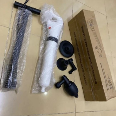 Dụng cụ thông tắc bồn cầu, cống bằng khi nén áp lực siêu mạnh