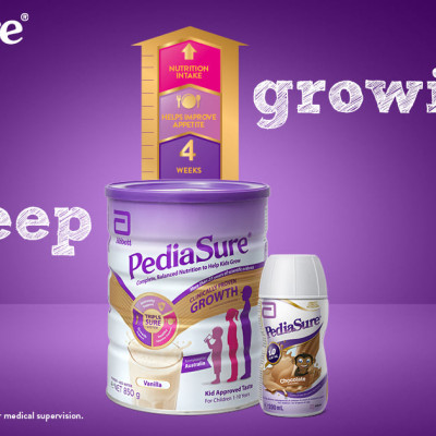 Sữa tăng chiều cao cho trẻ biếng ăn từ 1-10 tuổi Úc Pediasure Vanilla giúp phát triển cân đối chiều cao, cân nặng, trí não - QuaTangMe Extaste