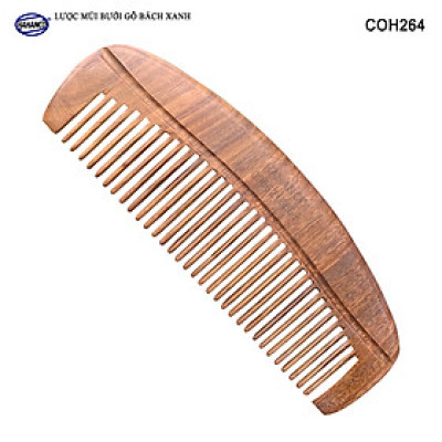 Lược múi bưởi gỗ Bách Xanh có mùi thơm nhẹ (Size: M -14cm) COH264 - Có Thể Bỏ Túi Mang Theo Người  - Chải tóc làm dịu tâm trí