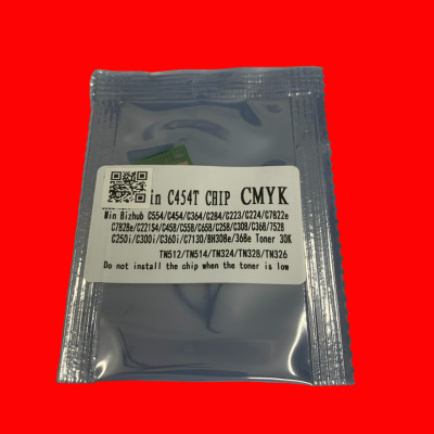 Chíp mực máy photocopy Konica 450i/ 550i/ C554/ C454 / C364 / C284 / C223 / C224 / C258 / 308 / 368 / C458 / C558 / C658  / C250i / C300i / C360i ( Hàng nhập khẩu )