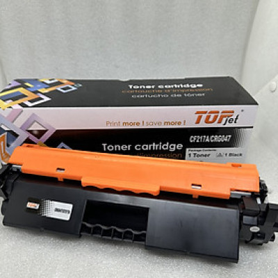 Hộp mực TOPJET 17A/047 dùng cho máy in Canon LBP112, 113w, MF112, MF113w, Hp M102A/W, M130A, M130NW  - Hàng chính hãng