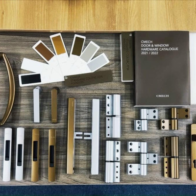 Phụ kiện cửa Cmech cao cấp chính hãng _ Bản lề 3D ( tim 63 hai cục)