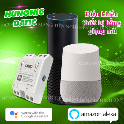 Công Tắc Cảm Ứng Wifi Thông Minh Hunonic, Giá Rẻ, Hẹn Giờ, Điều Khiển Từ Xa Qua Điện Thoại