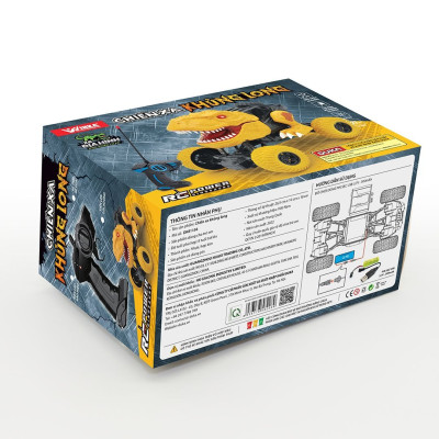 Đồ Chơi DUKA: Xe Địa Hình Điều Khiển Từ Xa - Chiến Xa Khủng Long - DK81156