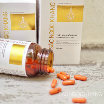 Combo 6 Viên Uống Sắc Ngọc Khang Vi Tảo Lục Hộp 60 viên