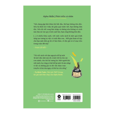 Hành Trình Viết Sách - Từ Ý Tưởng Đến Hiện Thực - Kelly Notaras - Bản Quyền