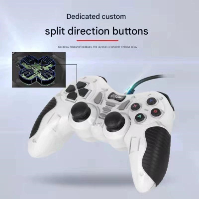 Gamepad Tay cầm chơi Game P208 dây USB cho máy tính Laptop hàng nhập khẩu