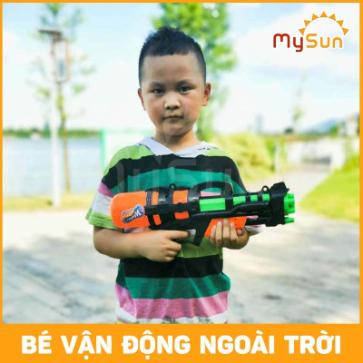Súng bắn phun nước đồ trẻ em chơi áp lực cao ngoài trời cho bé MySun
