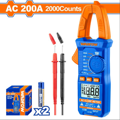 KÌM ĐO AC KỸ THUẬT SỐ 200A- 2000 SỐ ĐẾM WDM6501 WADFOW - HÀNG CHÍNH HÃNG
