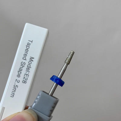 Đầu Mài Khóe Da Titan Nhám Bản Mới E28 Cao Cấp Đầu Thuôn Nhọn 2.5mm Mài Mịn Móng Siêu Êm Làm Nail, Không Bị Tưng, Giật Nóng