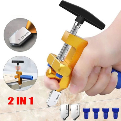Bộ Dao Cắt Kính Đa Năng 2in1 - Dụng Cụ Cắt Kính Gạch Men Hiệu Quả, Tặng Kèm 2 Lưỡi Cắt Chất Lượng Cao