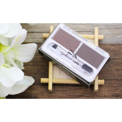 Bột kẻ mày 2 ngăn Mira No.3 tặng kèm móc khoá 