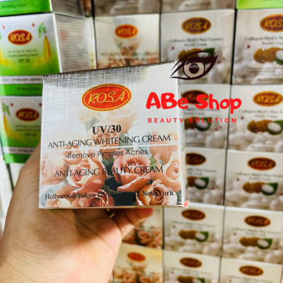 Kem ROSA UV/30 ANTI-AGING WHITENING CREAM 20g - Chống Nhăn - Ngừa Lão Hóa - Giảm Mụn