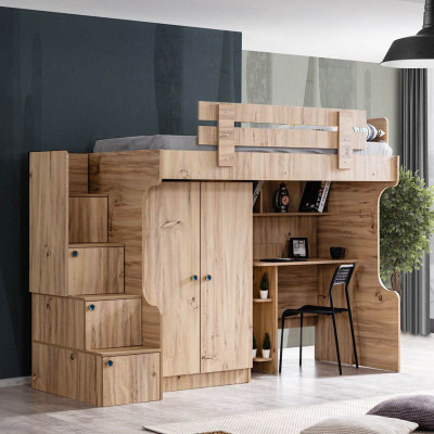 Giường tầng đa năng thông minh cho trẻ SMLIFE Sianba