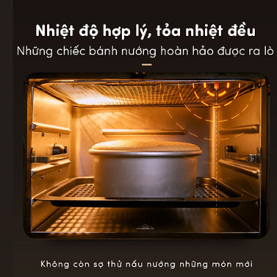 Lò Nướng Điện Đa Năng BEAR DKX-C20R5, Dung Tích 20L, Công Suất 1500W - Hàng Chính Hãng