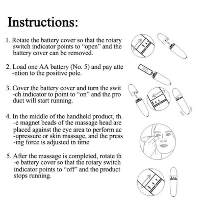 Máy massage mắt mini nhỏ gọn giảm thâm ngừa bọng mắt loại tốt giá rẻ (hàng có sẵn) (Hàng Chính Hãng)