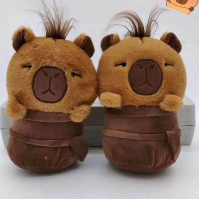 Thú nhồi bông capybara nhiều mẫu mini - Size 22cm - Quà tặng gấu bông capybara bộ trưởng hiền lành đáng yêu.