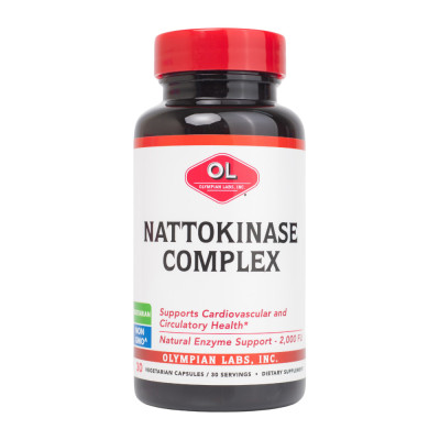 Viên Hỗ Trợ Máu Dễ Lưu Thông Olympian Labs Nattokinase Complex Nhập Khẩu Mỹ 30 Viên/Hộp