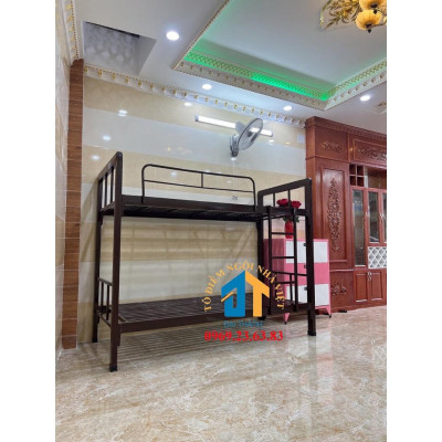 Giường sắt hộp 2 tầng 1mx1m( Tầng Dưới – Tầng Trên) Cao cấp - Đại Thành