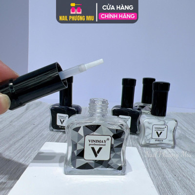 Cồn Loang Trong Suốt Vinimay 15ml, Tạo Hiệu Ứng Loang Sơn Móng Tự Nhiên, Nhanh Khô, Trang Trí Móng Tay Hàn Quốc Nữ Women