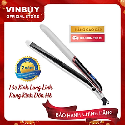 Máy UỐN, ÉP, LÀ Tóc Đa Năng 3 Trong 1 Cao Cấp Sang Trọng Kiểu Hàn Quốc - Kết Hợp Duỗi, Uốn, Tạo Kiểu Tóc Thông Minh – Dùng Cho Salon Tóc & Tại Nhà – Chính Hãng VinBuy (Tùy Chọn 2 Màu Trắng Đen) 