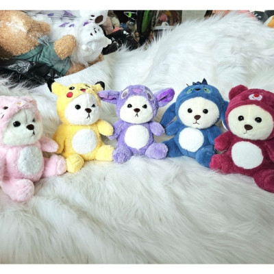 Thú nhồi bông lena cosplay dễ thương - Size 20cm - Quà tặng lena mũ gấu mềm mịn cho bé.