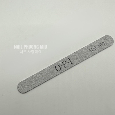 Dũa Mỏng OPI Lốc 50 Cái Form Thẳng Độ Nhám 100/180 Thân Cứng, Không Xẹp, Cầm Chắc Tay Làm Nail Tiện Lợi, Dễ Chỉnh Hướng, Tốc Độ Dũa Theo Yêu Cầu