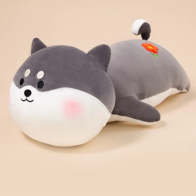 Đồ Chơi Thú Bông Hình Chó Shiba Nằm 35cm Value Toys M2-06